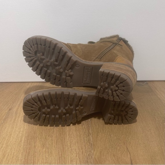 VINTAGE FOUNDRY CO‎ Scarlett Size 6 Color Cognac Combat Style Boots NEW - Picture 6 of 7